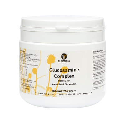 Groene Os Glucosamine Complex Hond / Kat 250 Gr