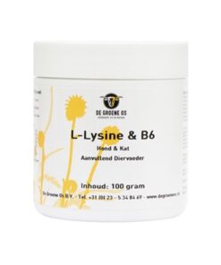 Groene Os L-Lysine / B6 Hond / Kat 100 Gr