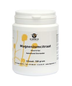 Groene Os Magnesiumcitraat Hond / Kat 100 Gr