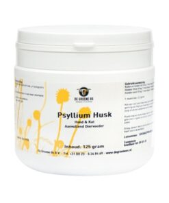 Groene Os Psyllium Husk Hond / Kat 125 Gr