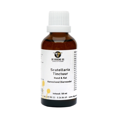 Groene Os Scutellaria Tinctuur Hond / Kat 50 Ml