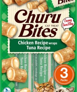 Churu Bites Cat Chicken Recipe Wraps Tuna Recipe 3X10 Gr