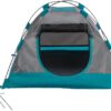 Tent Voor Honden Donkergrijs / Petrol 110X80X75 Cm