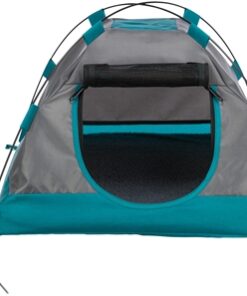 Tent Voor Honden Donkergrijs / Petrol 110X80X75 Cm