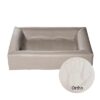 Bed Hondenmand Orthopedisch Taupe Bia-3 70X60X15 Cm