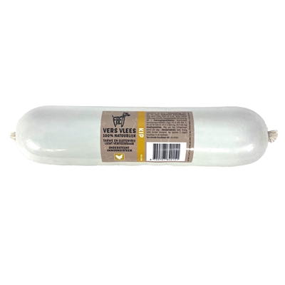 Gestoomd Vers Vlees Worst Kip Tarwe En Glutenvrij 900 Gr
