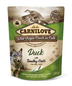 Dog Pouch Eend / Timothy Gras 12X300 Gr