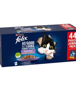 Pouch Elke Dag Feest In Gelei Mix Box Tonijn / Zalm / Rund / Kip 44X85 Gr