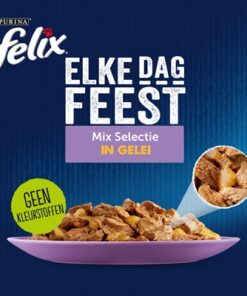Pouch Elke Dag Feest In Gelei Tonijn / Kabeljauw / Rund / Kip 80X85 Gr