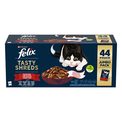 Heerlijke Reepjes Farm Selectie Rund / Kip / Eend / Kalkoen 44X80 Gr
