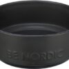 Be Nordic Voerbak Hond Keramiek / Rubber Zwart 18 Cm