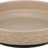 Be Nordic Voerbak Kat Keramiek / Rubber Taupe 16 Cm