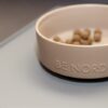 Be Nordic Voerbak Hond Keramiek/ Rubber Taupe 18 Cm