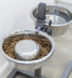 Voerbak Hond Slow Feeding Rvs 24 Cm