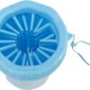 Pootreiniger Voor De Hond Silicone / Pp Blauw Medium / Large 15 Cm