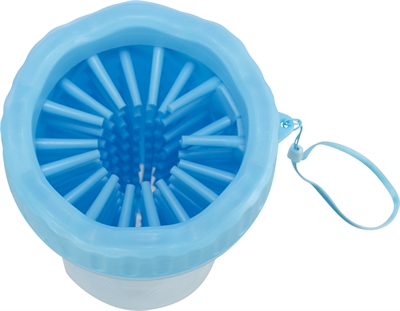 Pootreiniger Voor De Hond Silicone / Pp Blauw Medium / Large 15 Cm