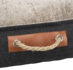 Be Nordic Hondenmand Fohr Zwart / Zand 80X60X26 Cm