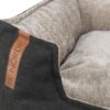 Be Nordic Hondenmand Fohr Zwart / Zand 100X80X30 Cm