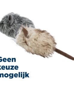 Muis Pluche Catnip Voor Katten Assorti 9 Cm