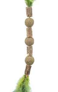 Matatabi Ketting Catnip Voor Katten Met Veren 38 Cm