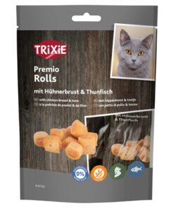 Premio Kip & Tonijn Rolletjes Voor Katten Glutenvrij 50 Gr