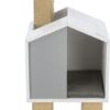 Be Nordic Krabpaal Jonte Grijs / Wit 38X38X115 Cm