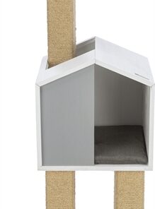 Be Nordic Krabpaal Jonte Grijs / Wit 38X38X115 Cm