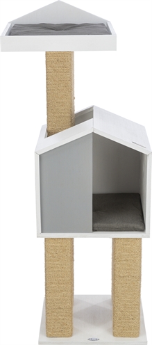 Be Nordic Krabpaal Jonte Grijs / Wit 38X38X115 Cm