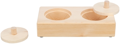 Snack Box Voor Ratten En Konijnen Hout 14X3X7 Cm