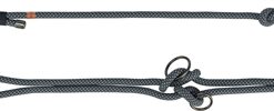 Soft Rope Hondenriem Verstelbaar Zwart / Grijs 200X1 Cm