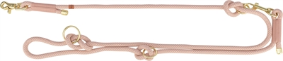 Soft Rope Hondenriem Verstelbaar Roze / Licht Roze 200X1 Cm