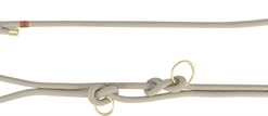 Soft Rope Hondenriem Verstelbaar Grijs / Lichtgrijs 200X1 Cm