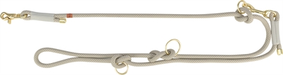 Soft Rope Hondenriem Verstelbaar Grijs / Lichtgrijs 200X1 Cm