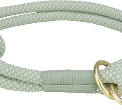 Halsband Hond Soft Half-Slip Saliegroen / Mint 55X1 Cm