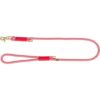 Soft Rope Hondenriem Rood / Creme 100X1 Cm