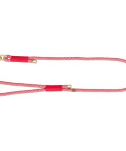 Soft Rope Hondenriem Rood / Creme 100X1 Cm