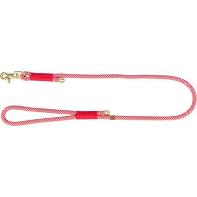 Soft Rope Hondenriem Rood / Creme 100X1 Cm