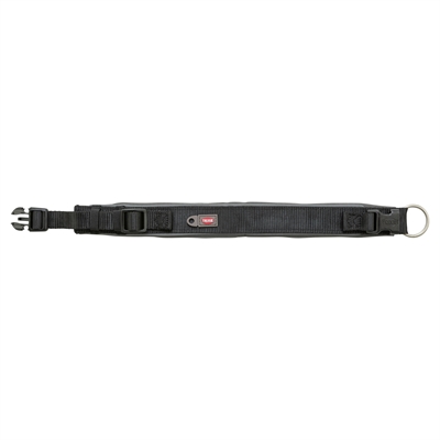 Premium Halsband Hond Extra Breed Zwart / Grafiet Grijs 53-62X5 Cm