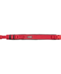 Premium Halsband Hond Extra Breed Rood / Grafiet Grijs 53-62X5 Cm