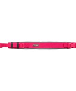 Premium Halsband Hond Extra Breed Fuchsia / Grafiet Grijs 53-62X5 Cm