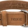 Rustic Vetleer Halsband Hond Heartbeat Bruin 34-40X3 Cm
