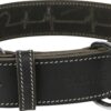 Rustic Vetleer Halsband Hond Heartbeat Zwart 34-40X3 Cm