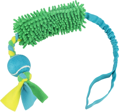 Hondenspeelgoed Bungee Tugger Met Tennisbal Polyester 85 Cm 2 St