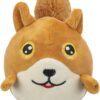 Hondenspeelgoed Eekhoorn Rond Pluche 13 Cm 2 St