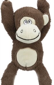 Hondenspeelgoed Aap Pluche Touw 40 Cm 2 St
