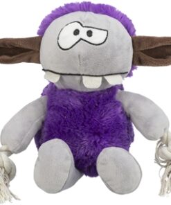 Hondenspeelgoed Monster Pluche Paars 32 Cm 2 St