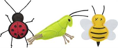 Kattenspeelgoed Insecten Vilt Met Catnip 11 Cm 48 St