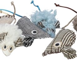 Kattenspeelgoed Muis Pluche Stof Met Catnip 8 Cm 72 St
