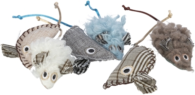 Kattenspeelgoed Muis Pluche Stof Met Catnip 8 Cm 72 St