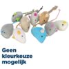 Kattenspeelgoed Muis Pluche Met Catnip 5 Cm